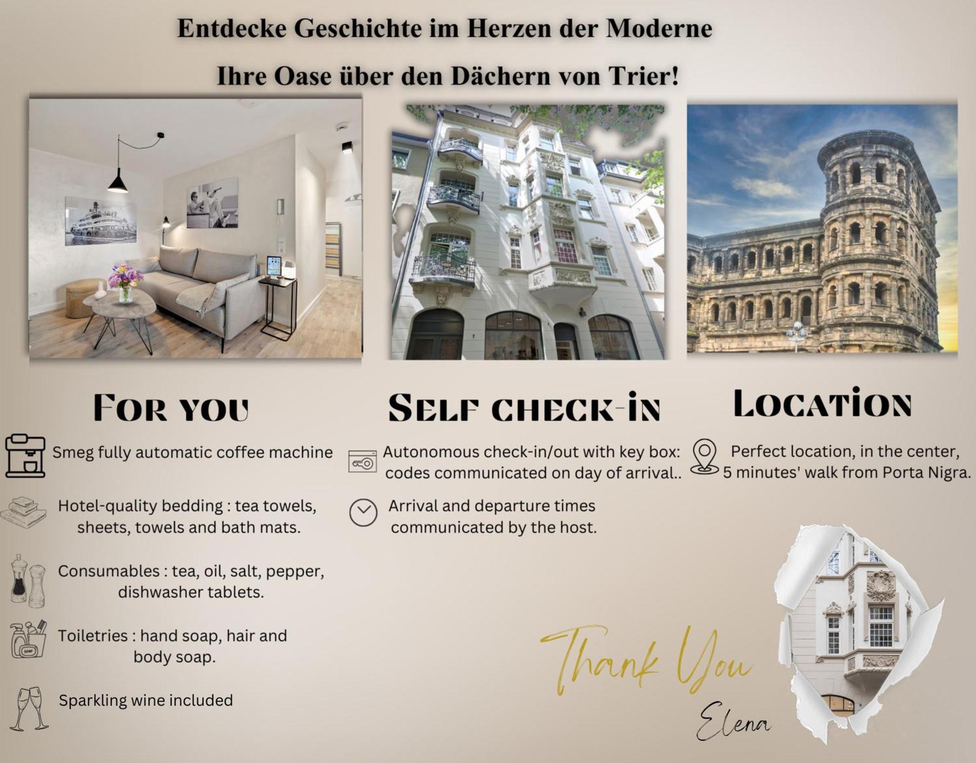 Modern Elegance In Historical City Center Trier Exterior photo